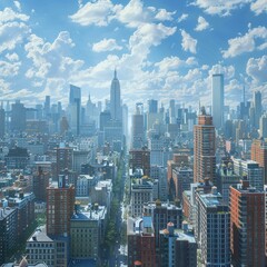 New York City Skyline: Iconic Architecture and Urban Landscape