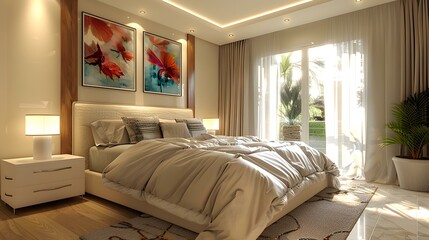 Modern bedroom interior design