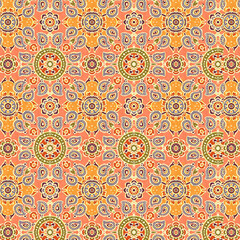 Seamless brush stroke and stripes allover pattern, watercolor effect grunge background texture 