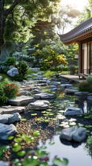 Fototapeta premium Japanese Zen Garden