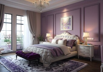 Exquisite and elegant bedroom design