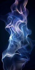 Fototapeta premium Abstract Blue and Purple Smoke