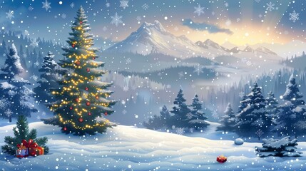 Magical Winter Wonderland Christmas Tree