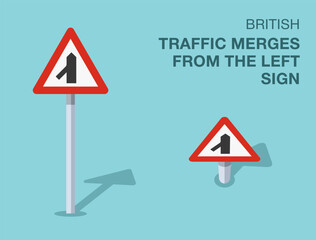 Traffic regulation rules. Isolated British 