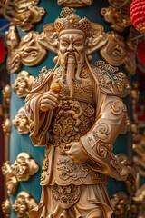 Fototapeta premium Guan Yu in Ceremonial Robe
