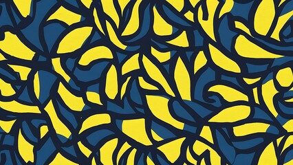 Blue and yellow background colourful wallpaper