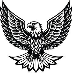 American eagle Eagle Vector illustration