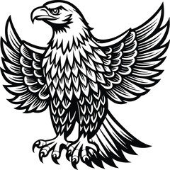 American eagle Eagle Vector illustration