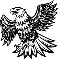 American eagle Eagle Vector illustration