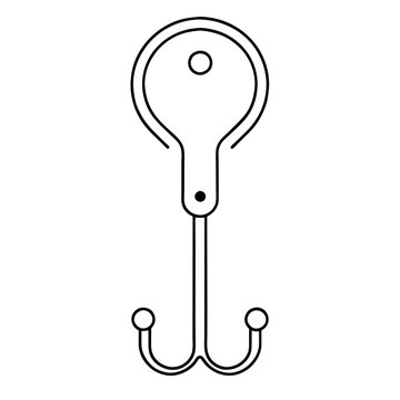 simple key hook hanger for organizing keys