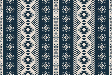 Aztec Navajo pattern. Vector Aztec Navajo geometric shape seamless pattern background. The geometric southwest pattern is used for fabric, textile, home decoration elements, upholstery, and wrapping.