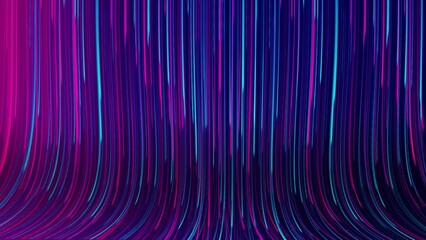 abstract colorful background with bright neon rays and glowing lines.