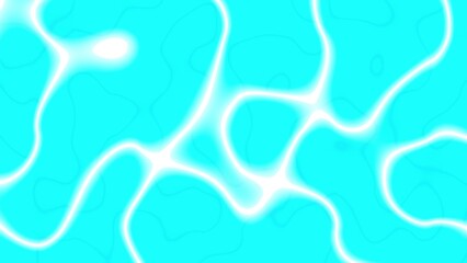 Glowing, sparkling lines moving on bright color background. Abst