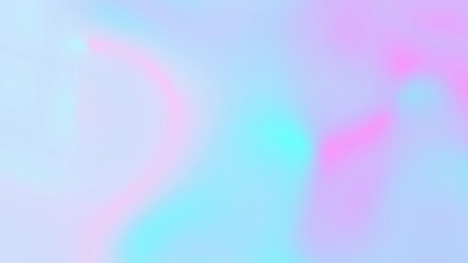 Abstract pastel pink turquoise gradient background with liquid w