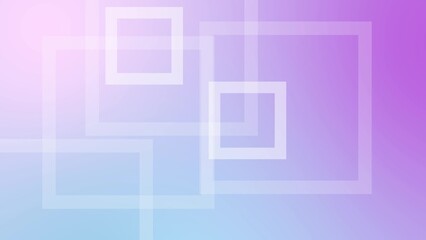 Abstract square forms on pastel background.
