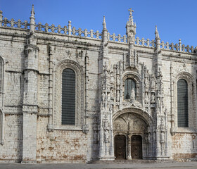 Fototapeta premium Lisbon Jeronimos monastery main entrance