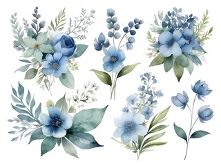 seamless pattern with green leaves Background Generative Ai 