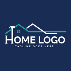 home improvement logo design  icon 