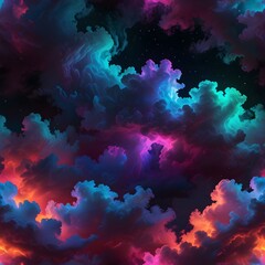 cloud background abstract art AI generative