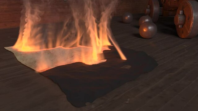 paper burning