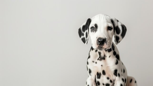 The cute Dalmatian puppy - Powered by Adobe