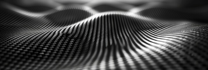Futuristic Carbon Fiber Texture Background for Tech Designs Generative AI