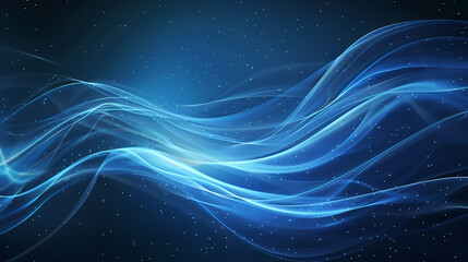 Fototapeta premium abstract blue background with lines. illustration technology