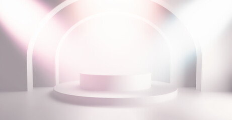 Abstract Empty Podium