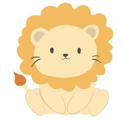 Illustrated cartoon of animals fit for learning for baby and todddler 