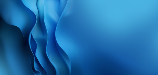 Blue Wavy Surface
