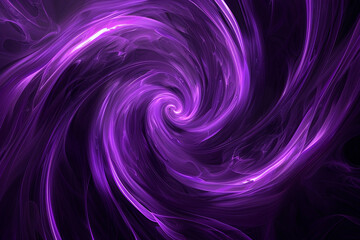 Energetic swirling vortexes in a dynamic violet abstract backdrop.