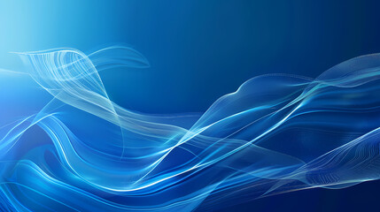 abstract blue background with lines. illustration technology