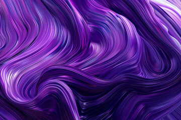 Fototapeta premium Violet abstract illustration with fluid lines emphasizing motion and creativity.