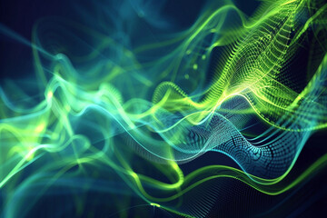 Fototapeta premium Glowing neon lights in a radiant violet illustration, ideal for dynamic designs.