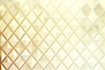 Subtle ivory gradient in a geometric diamond pattern, refined and elegant.