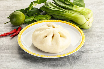 Chinese steamed bun Dim sum