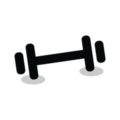 Dumbbell or dumbells weight training equipment flat vector icon for exercise apps and websites. Dumbbell icon set. Ep