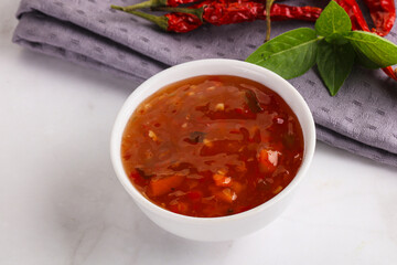 Chinese traditional sweet and sour sauce