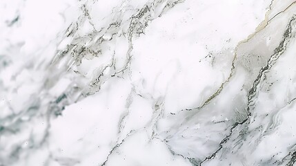 Elegant Minimalistic White Marble Texture Captured with Wide-Angle Lens for Grand and Modern Aesthetic, Ideal for Widescreen Desktop Wallpaper