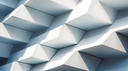Fototapeta premium Captivating Geometric Abstraction of Modern Architectural Details