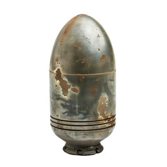 Photo of Mortar Bomb ,isolated on transparent background