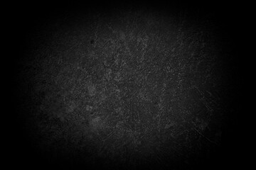 Old wall texture cement dark black gray background abstract grey color design are light with white gradient background.