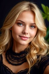 Naklejka premium portrait of a woman