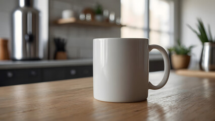 white ceramic coffee mug mock up