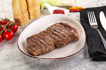 Rib eye steak grilled beef