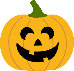 Halloween pumpkin icon vector.
Jack o lantern pumpkin for Halloween.