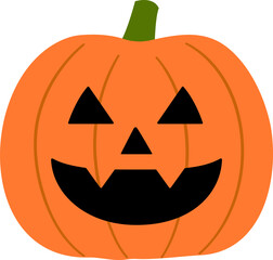 Halloween pumpkin icon vector.
Jack o lantern pumpkin for Halloween.