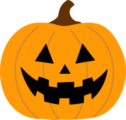 Halloween pumpkin icon vector.
Jack o lantern pumpkin for Halloween.