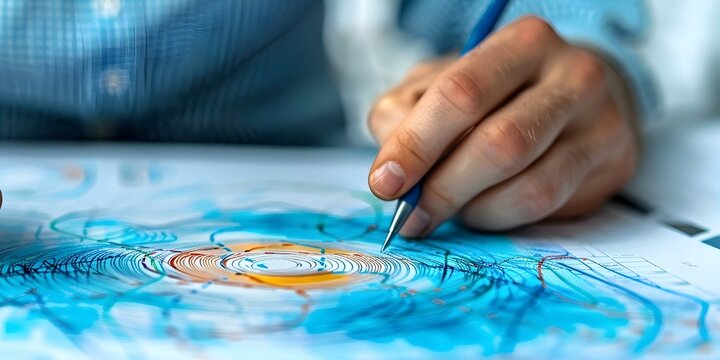 Scientists analyze weather charts to predict climate trends and study climate change. Concept Meteorology, Climate Science, Weather Analysis, Climate Trends, Climate Change
