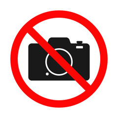 No Photography Allowed Prohibited Symbol Icon